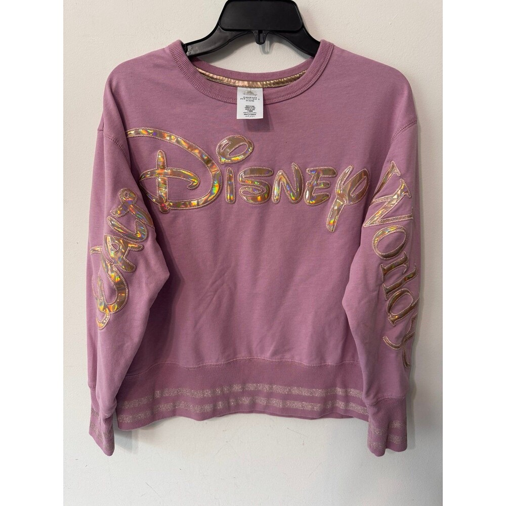 DISNEY WORLD 50th ANNIVERSARY IRIDESCENT PULLOVER MEDIUM